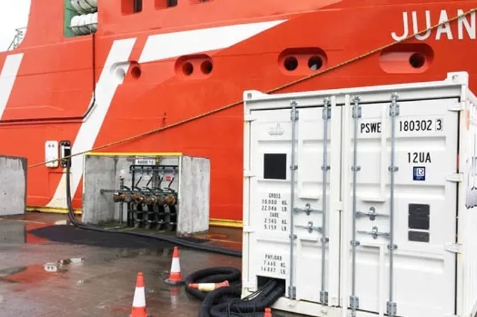 船舶使用岸電 - 文章示意圖